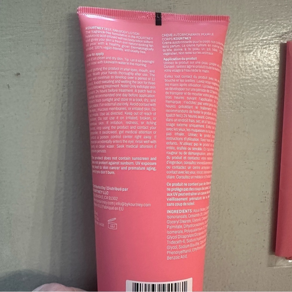 Kourtney Kellar Medium Self-Tan Lotion & Instant Mousse w/ Application Mitt NWT - Picture 6 of 8